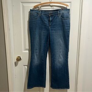 Chico's Dark Blue Flare Jeans